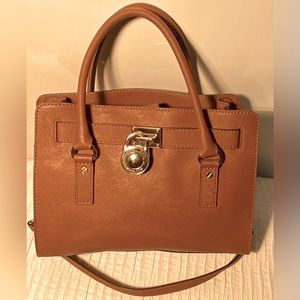 Michael Kors Hamilton bag with gold lock